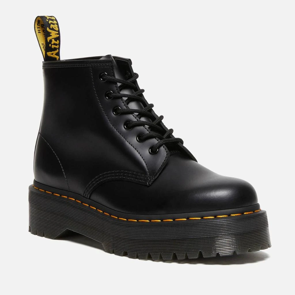 商品Dr. Martens|DR. MARTENS 101 SMOOTH LEATHER QUAD BOOTS,价格¥1271,第1张图片