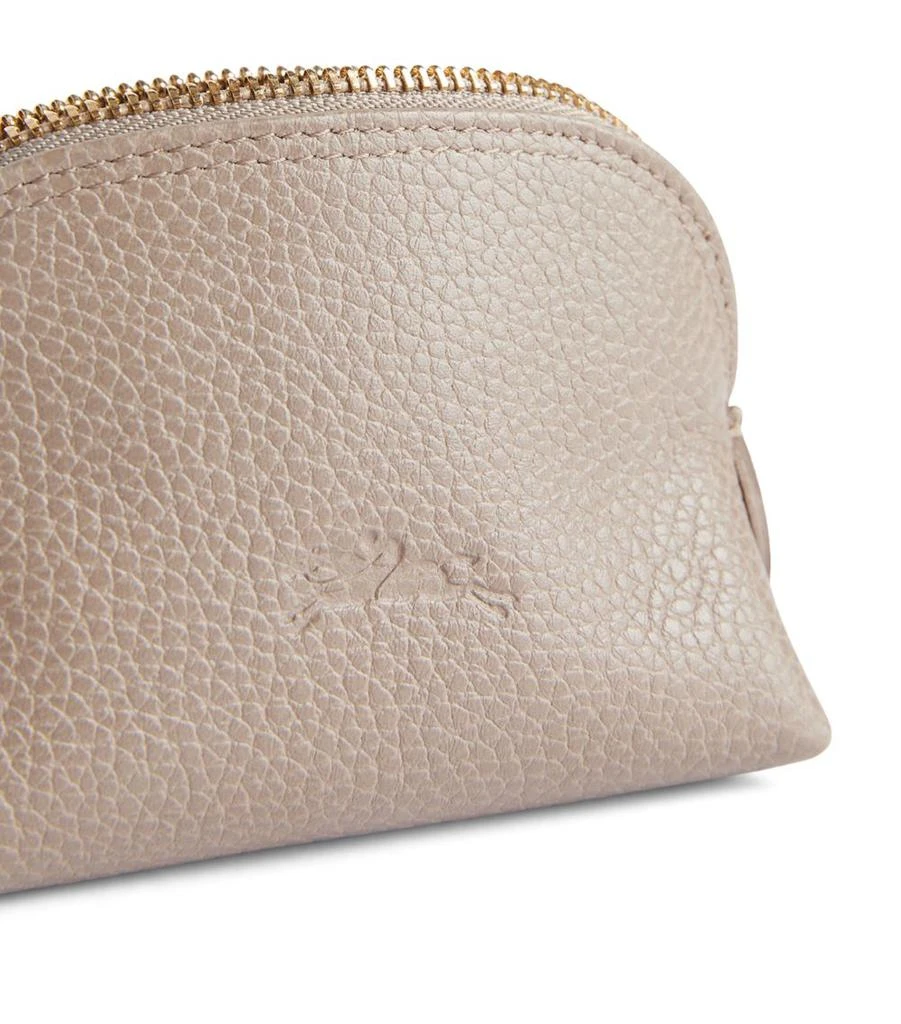 商品Longchamp|Leather Le Foulonné Coin Purse,价格¥756,第4张图片详细描述