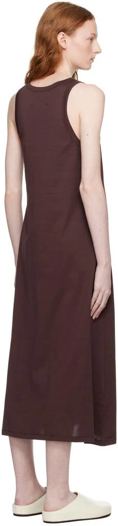 商品Studio Nicholson|Brown Flint Midi Dress,价格¥1308,第3张图片详细描述