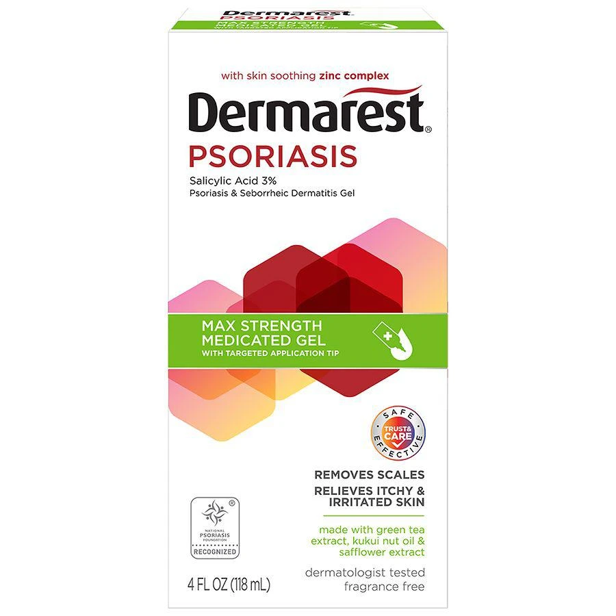商品Dermarest|Psoriasis Max Strength Medicated Gel with Targeted Application Tip,价格¥67,第1张图片