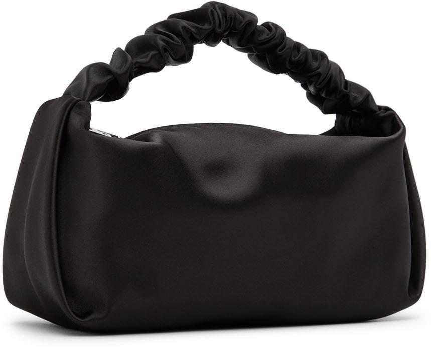 商品Alexander Wang|Black Mini Scrunchie Top Handle Bag,价格¥2623,第4张图片详细描述