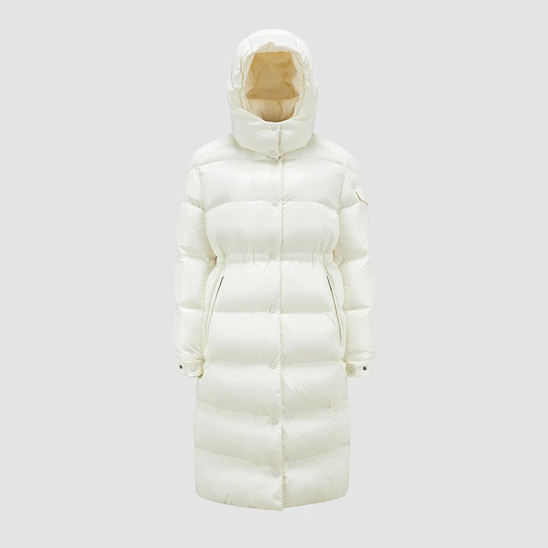 蒙口 CAVETTAZ系列女士白色长款羽绒服 J20931C0003668950034（两色可选） 商品