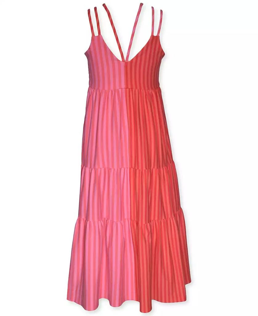 商品Bonnie Jean|Big Girls Sleeveless Striped Maxi Dress,价格¥112,第3张图片详细描述