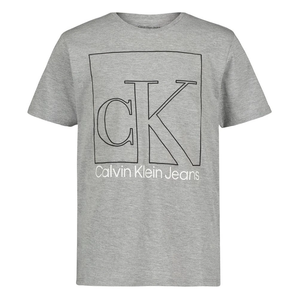 商品Calvin Klein|Big Boys Deframe Short Sleeve T-shirt,价格¥74,第1张图片