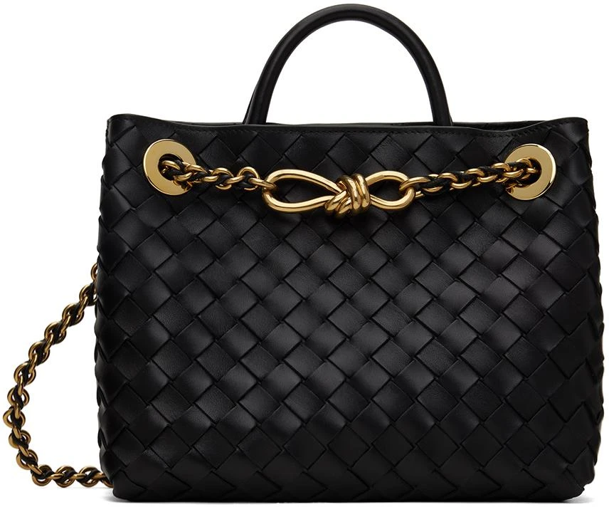 商品Bottega Veneta|黑色小号 Andiamo Chain 单肩包,价格¥38034,第1张图片