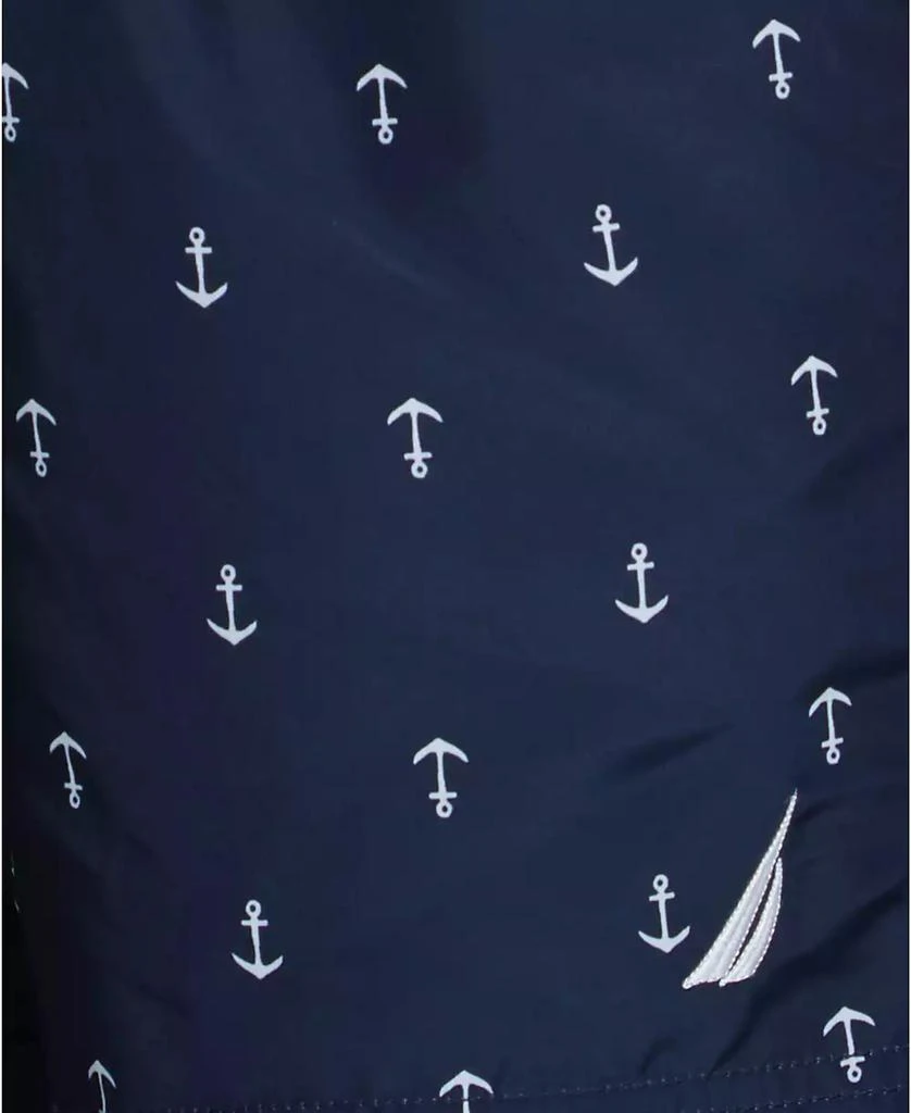 Men's Quick-Dry Anchor-Print 8" Swim Trunks 商品