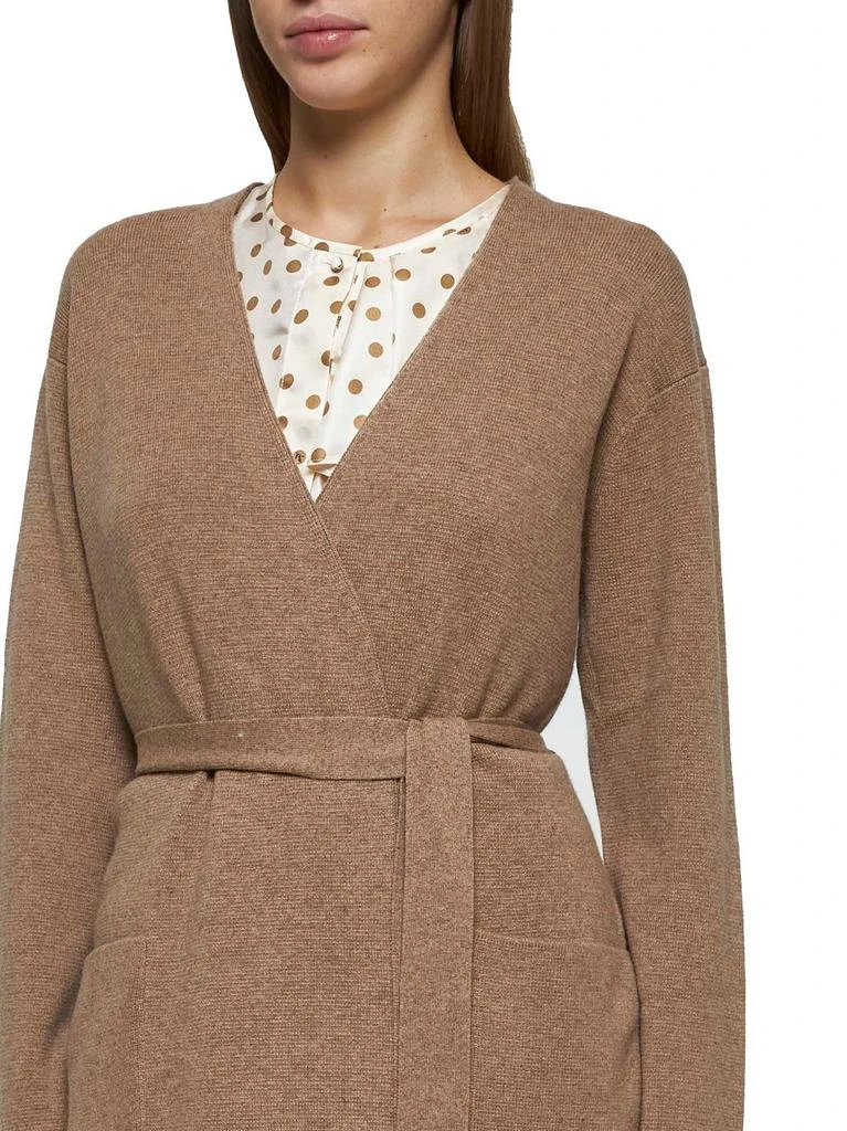 商品Max Mara|Max Mara Gestro V-Neck Belted Cardigan,价格¥5792,第5张图片详细描述