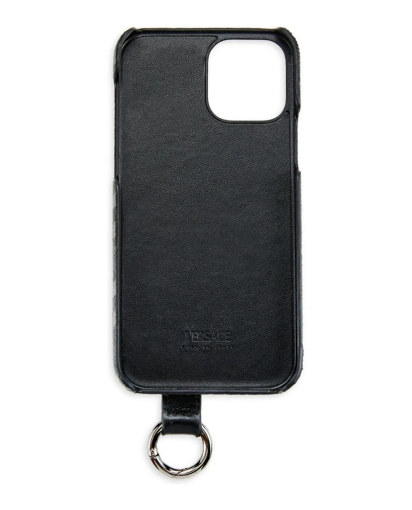 商品Versace|Coated Canvas La Greca iPhone 12 Case,价格¥947,第2张图片详细描述