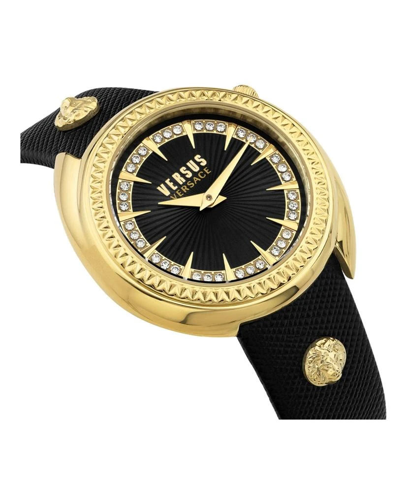 商品Versus Versace|Tortona Crystal Leather Watch,价格¥2073,第3张图片详细描述