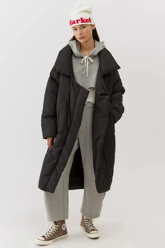 商品Urban Outfitters|UO Marjorie Longline Puffer Jacket,价格¥535,第4张图片详细描述