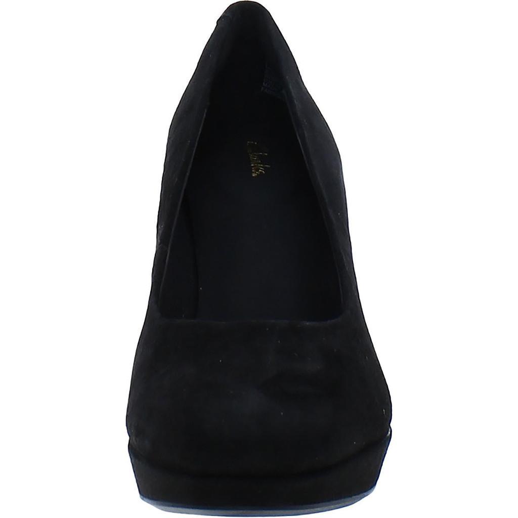 商品Clarks|Clarks Kendra Sienna Women's Leather Cushioned Block Heel Pumps,价格¥203,第4张图片详细描述