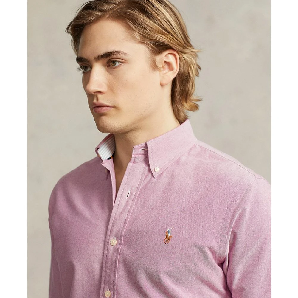 商品Ralph Lauren|Men's The Iconic Cotton Oxford Shirt,价格¥537,第3张图片详细描述