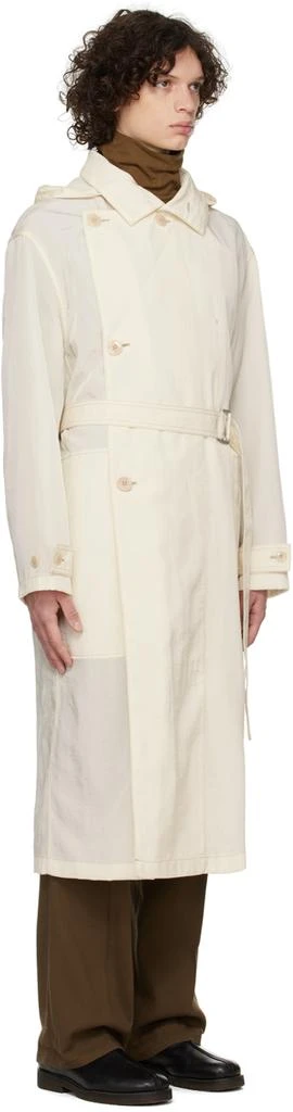 商品Lemaire|Off-White Light Trench Coat,价格¥2807,第2张图片详细描述