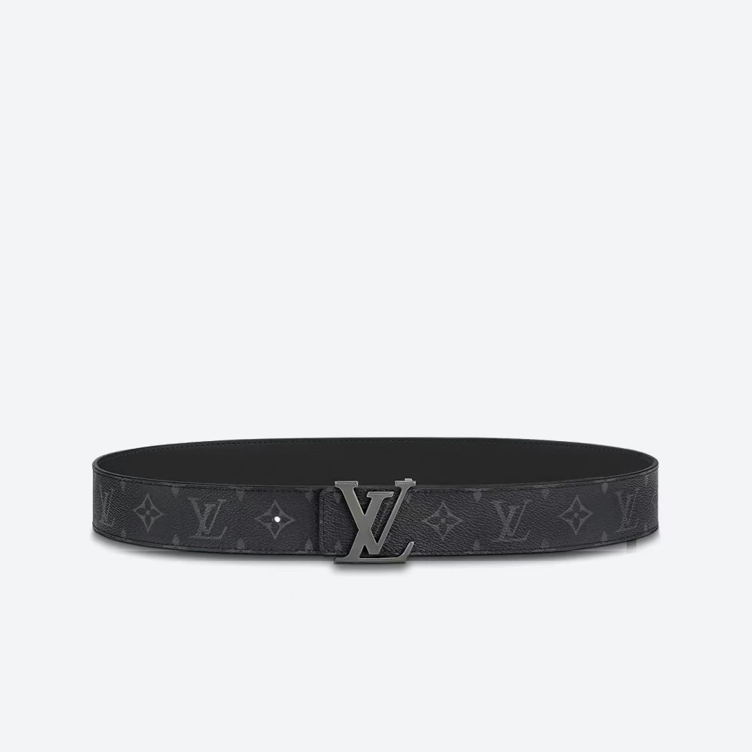 LOUIS VUITTON LV双面平滑扣牛皮帆布腰带宽4cm 商品
