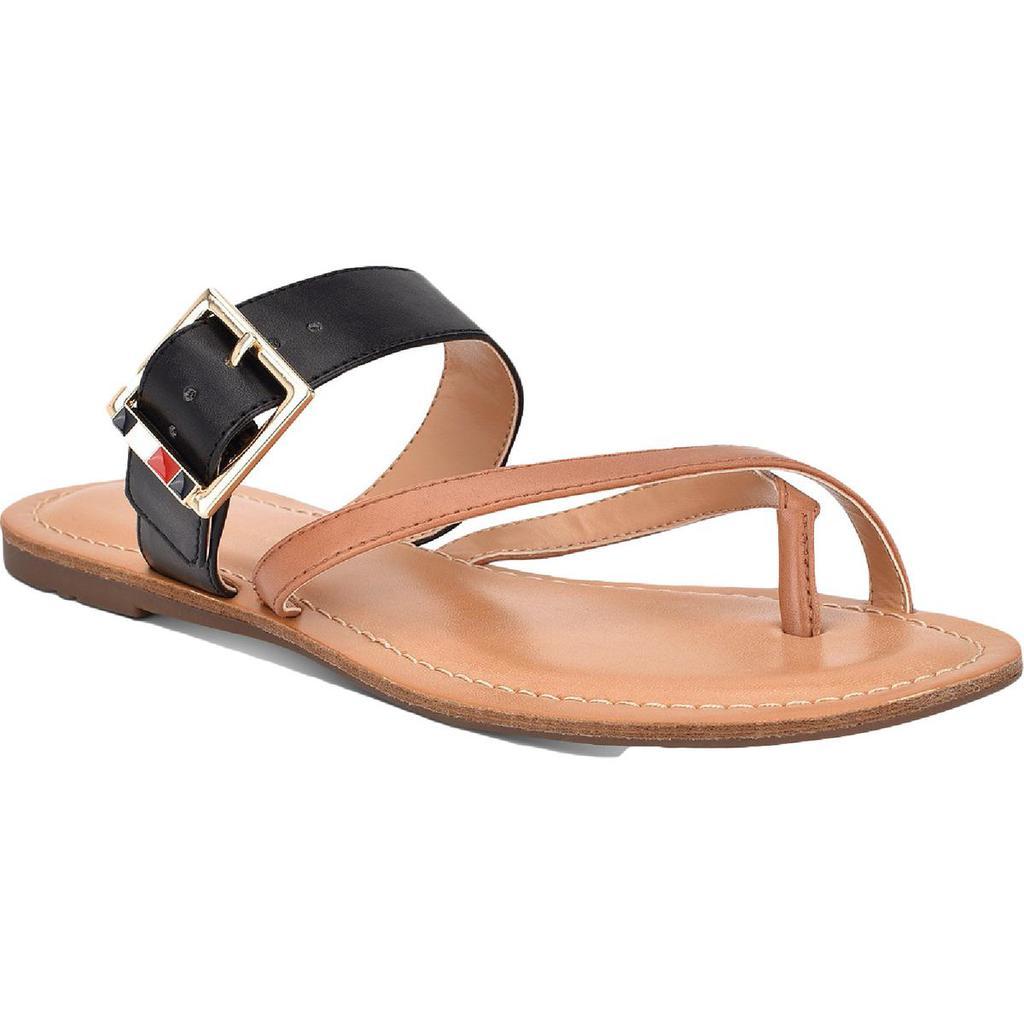 商品Tommy Hilfiger|Tommy Hilfiger Womens Lahyla Buckle Thong Flat Sandals,价格¥229-¥237,第4张图片详细描述