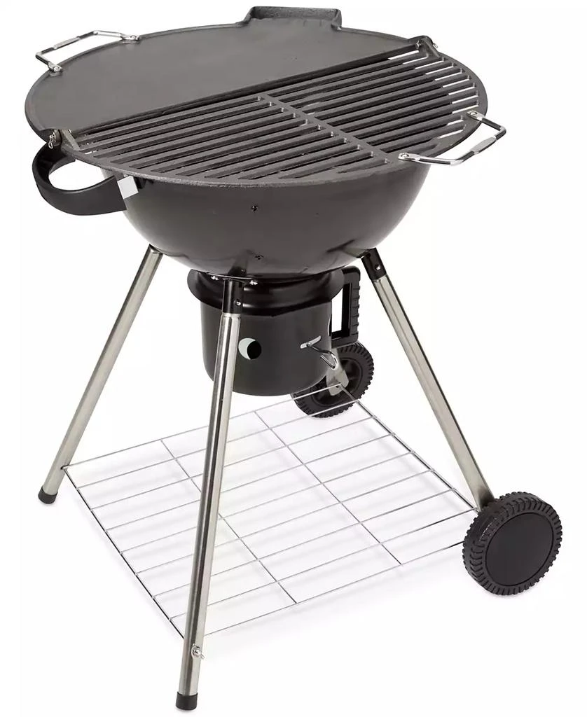 商品Cuisinart|CHA-830 Cleanburn Fire Pit Griddle & Grill Cast Iron Top,价格¥751,第5张图片详细描述