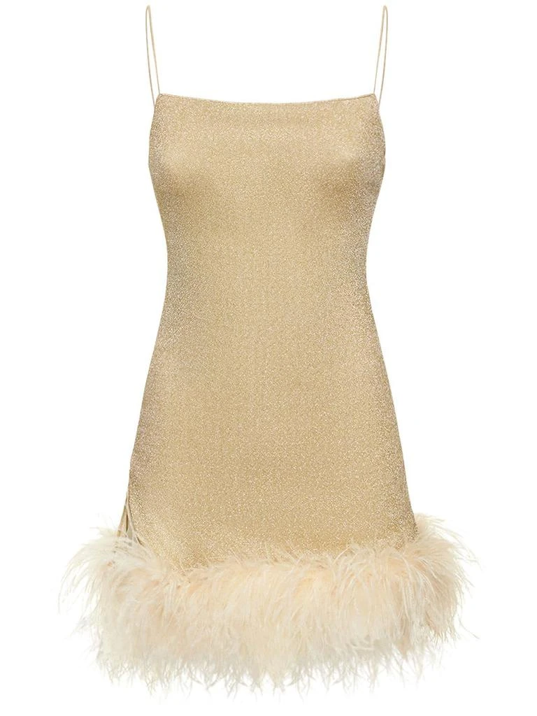 商品OSÉREE SWIMWEAR|Lumière Embellished Mini Slip Dress,价格¥3908,第1张图片