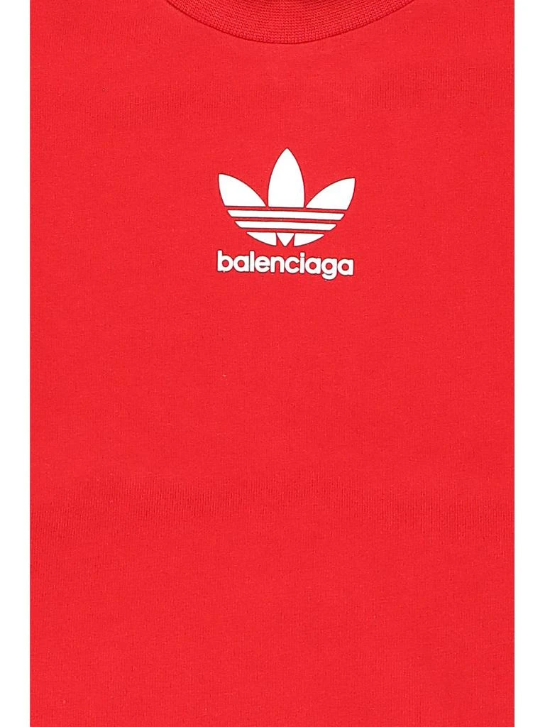 商品Balenciaga|Balenciaga Kids X Adidas Logo Printed Crewneck T-Shirt,价格¥1107,第3张图片详细描述