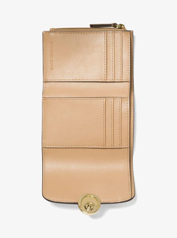 商品Michael Kors|Leida Medium Metallic Signature Logo Wallet,价格¥448,第2张图片详细描述