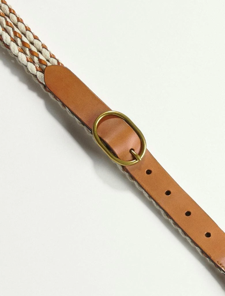 商品Lucky Brand|Lucky Brand Leather And Rope Braided Belt,价格¥150,第1张图片详细描述