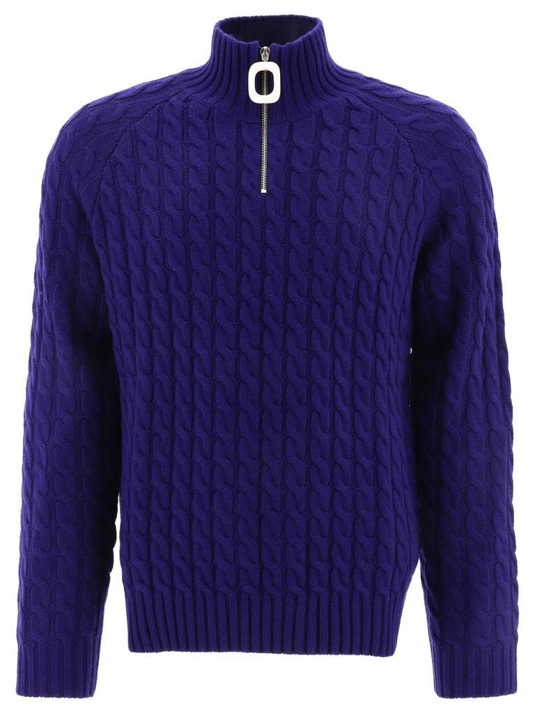 商品JW Anderson|J.W. Anderson Men's  Blue Other Materials Sweater,价格¥3705-¥3823,第1张图片