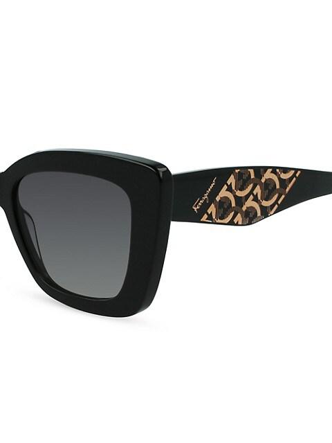Gancini 52MM Butterfly Sunglasses商品第3张图片规格展示