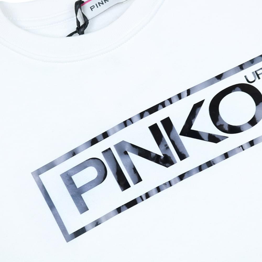商品PINKO|White Logo Sweatshirt,价格¥142,第4张图片详细描述