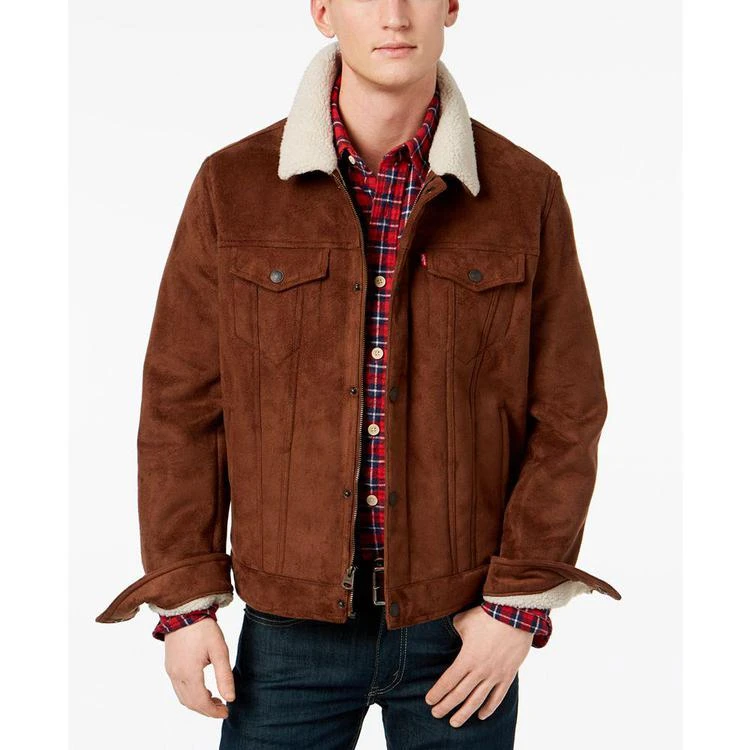 商品Levi's|® Men's Faux-Shearling Trucker Jacket with Fleece Lining,价格¥451,第1张图片