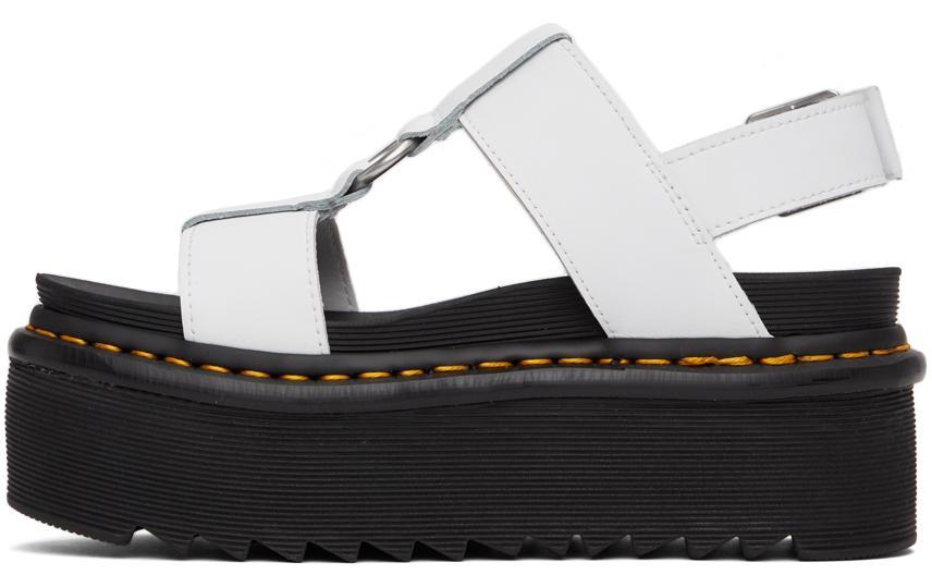 商品Dr. Martens|White Francis Platform Sandals,价格¥889,第5张图片详细描述