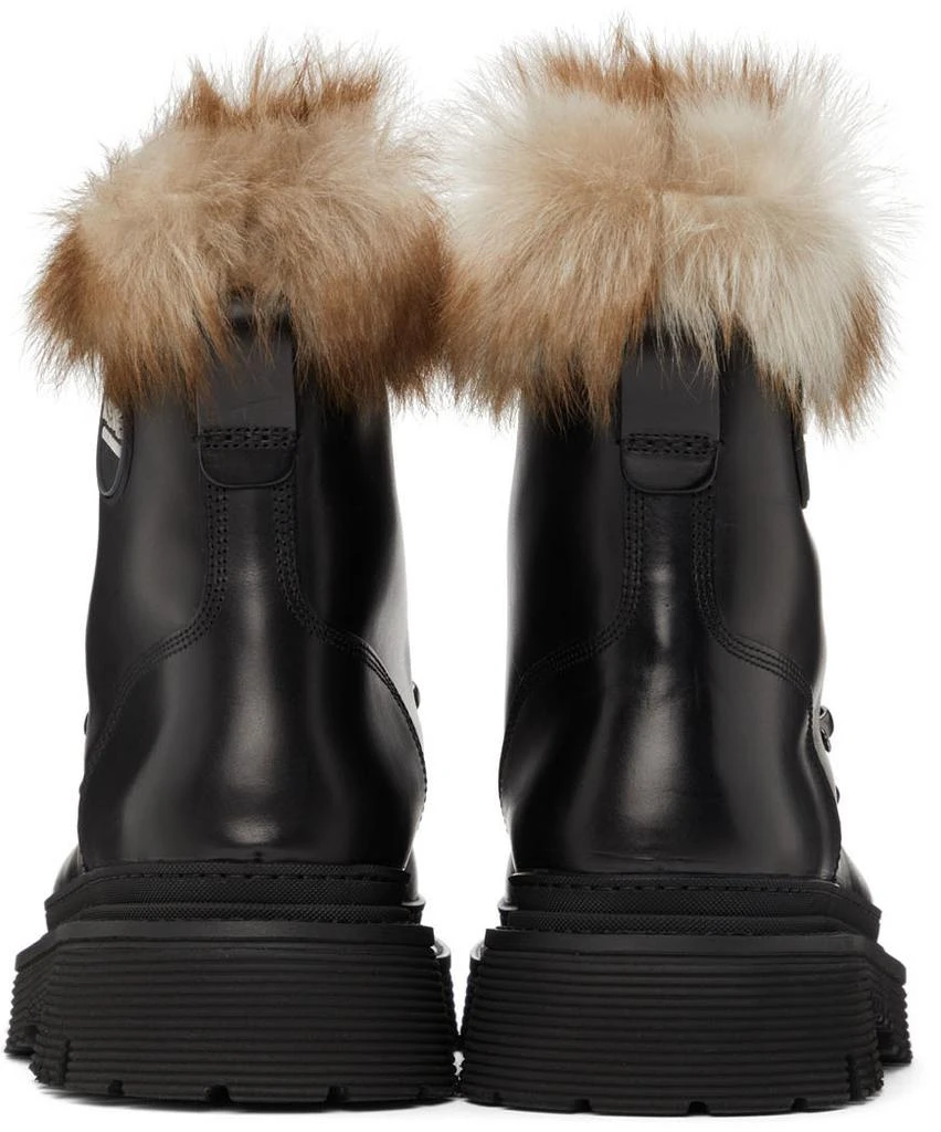 商品Giorgio Armani|Black Neve Hiking Boots,价格¥9812,第4张图片详细描述