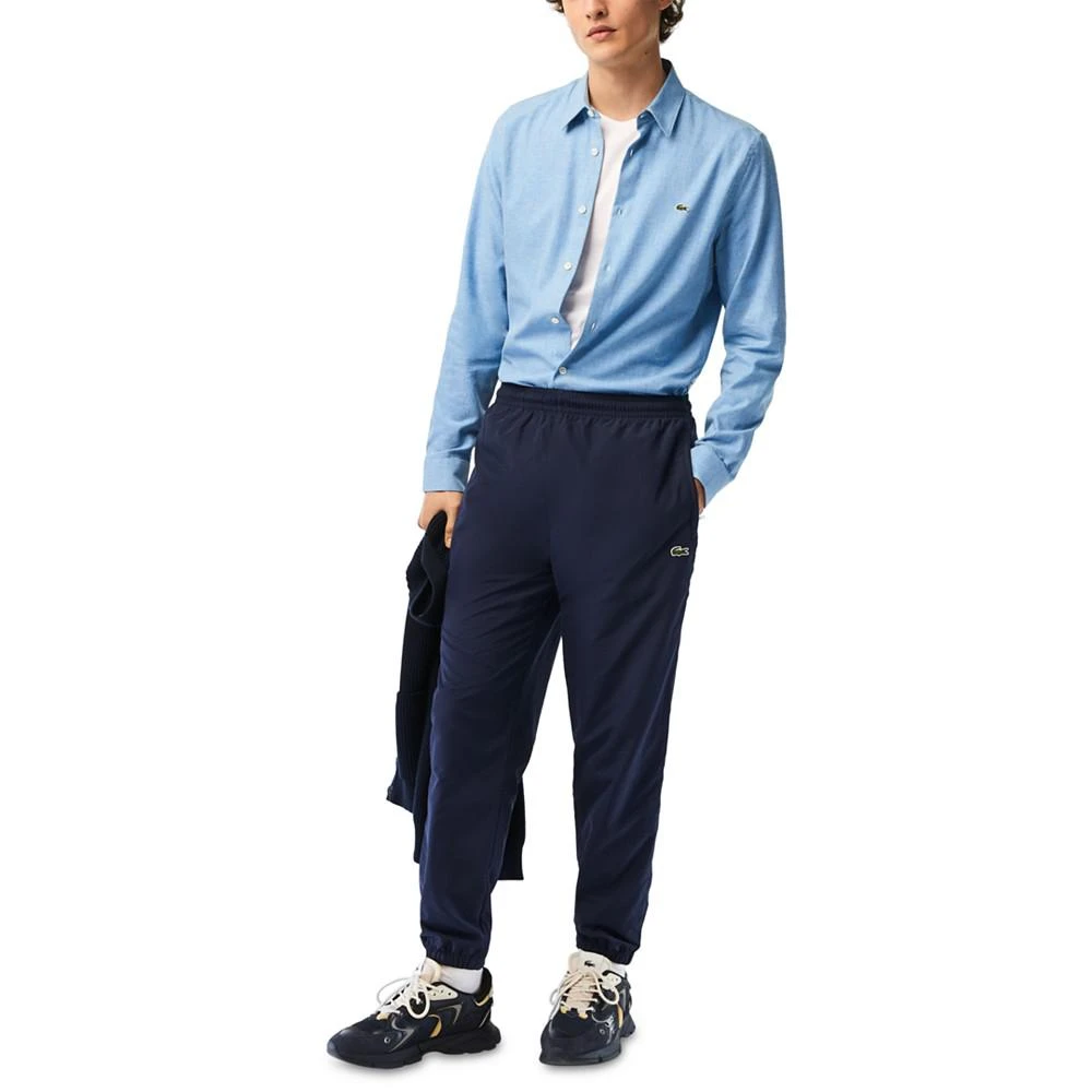 商品Lacoste|Men's Slim-Fit Solid Long-Sleeve Button-Up Shirt,价格¥848,第1张图片