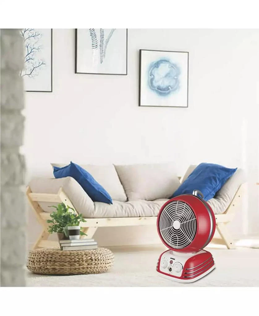 商品Optimus|14 Inch Louver Rotating Oscil Pedestal Air Circulator with Remote, LED and Timer,价格¥747,第3张图片详细描述