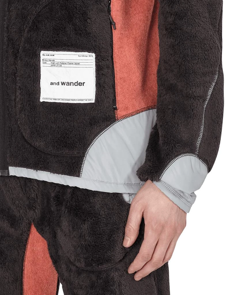 商品And Wander|Slam Jam High Loft Polartec Fleece Jacket Black,价格¥2686,第4张图片详细描述