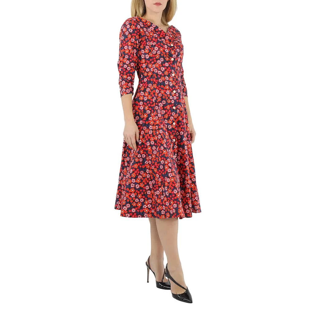 商品Marni|Ladies Floral-print Midi Shirt Dress,价格¥1547,第3张图片详细描述