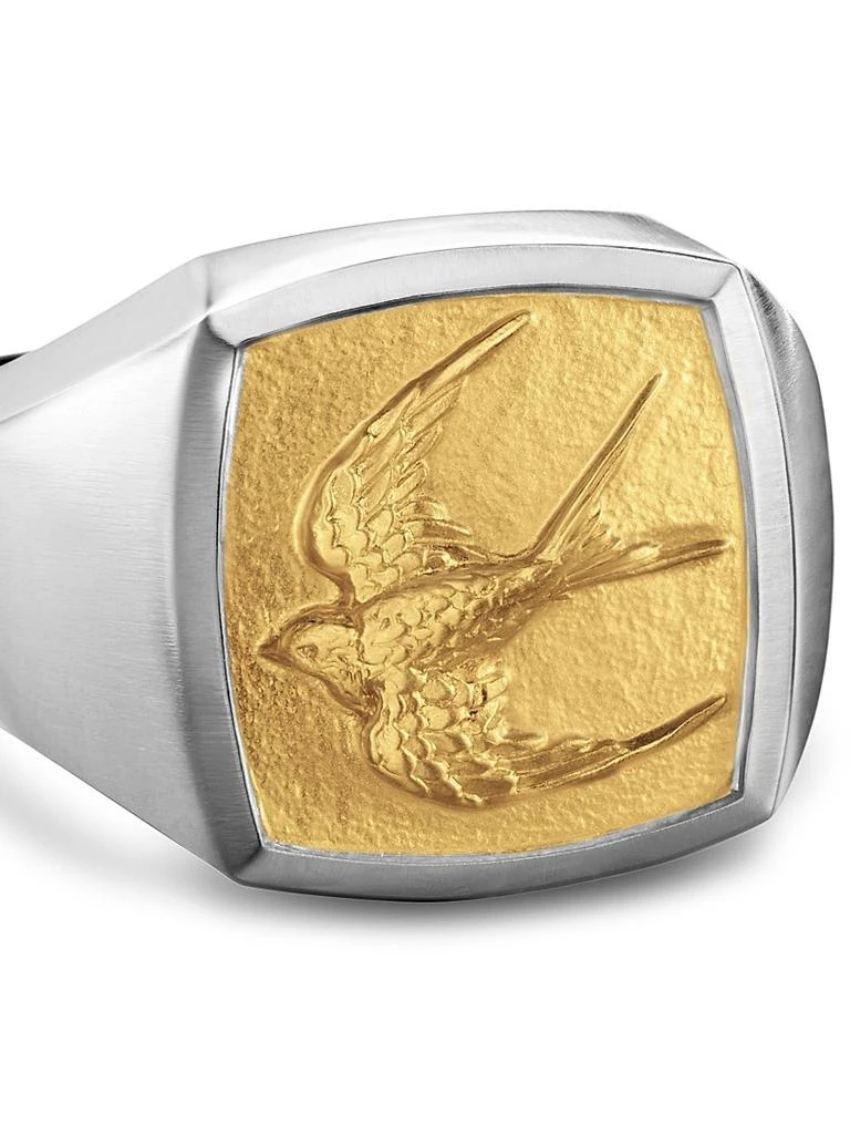 商品David Yurman|Waves Bird Pinky Ring in Sterling Silver,价格¥6620,第4张图片详细描述