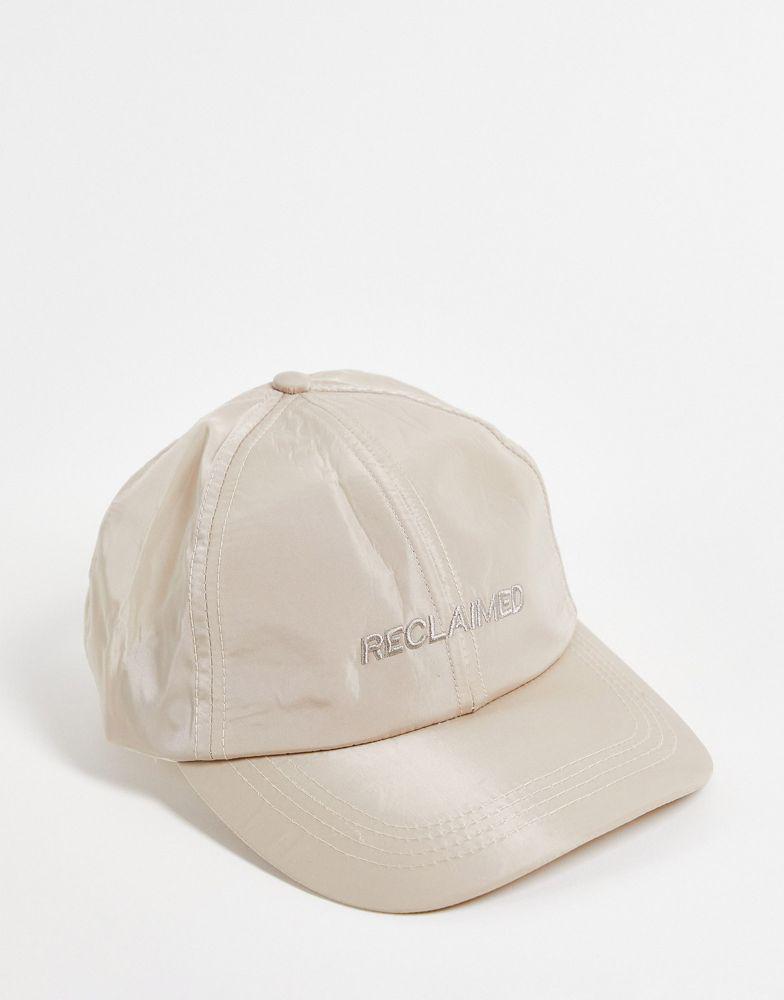 Reclaimed Vintage inspired unisex 5 panel cap in stone nylon商品第1张图片规格展示