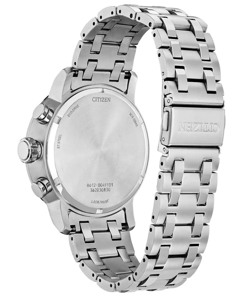 商品Citizen|Eco-Drive Men's Chronograph Weekender Stainless Steel Bracelet Watch 44mm,价格¥2432,第3张图片详细描述