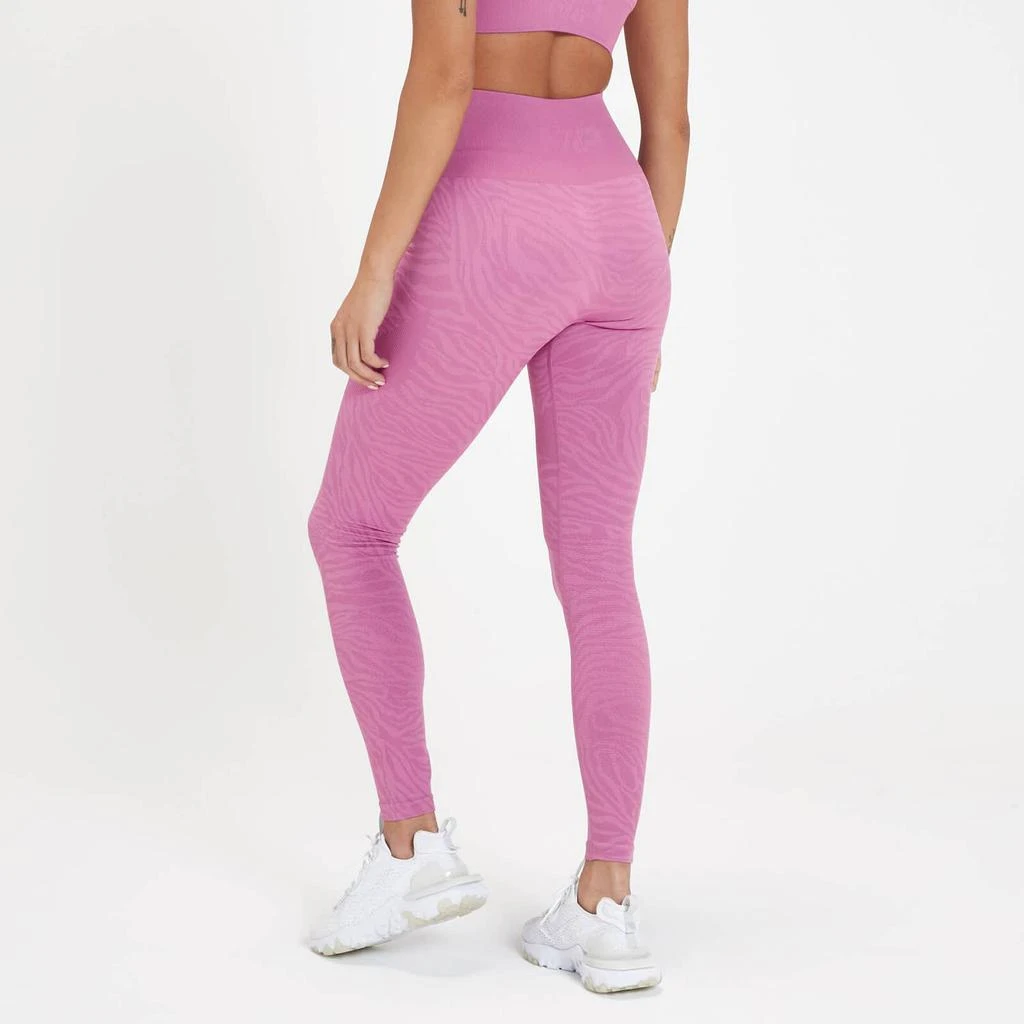 商品The Hut|MP Women's Tempo Seamless Leggings - Blossom Pink Zebra,价格¥239,第3张图片详细描述