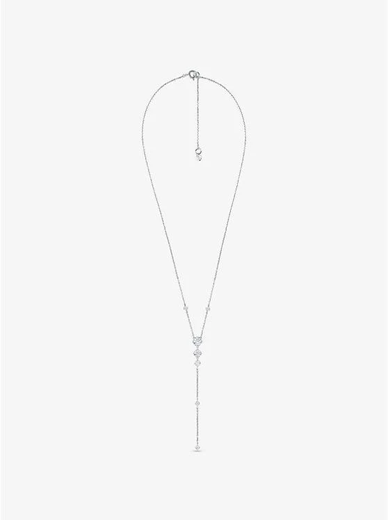 商品Michael Kors|Precious Metal-Plated Sterling Silver Cubic Zirconia Lariat Necklace,价格¥1472,第2张图片详细描述