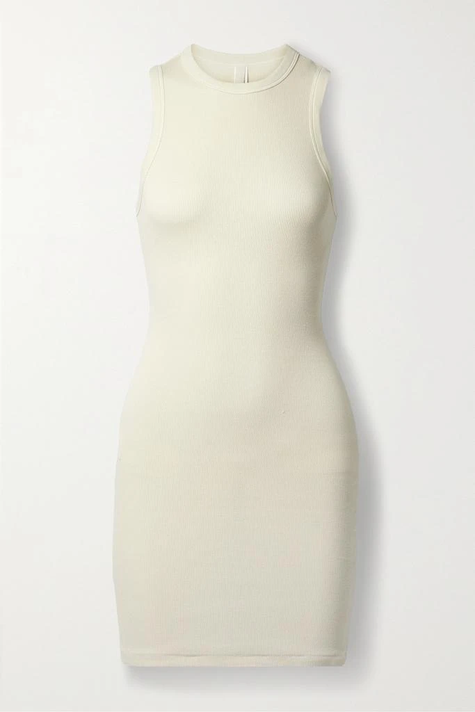 商品SKIMS|罗纹弹力棉质平纹布中长连衣裙 （颜色：bone）,价格¥483,第1张图片