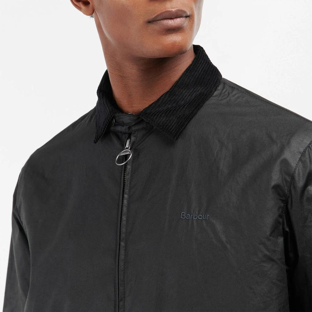 商品Barbour|Barbour Heritage Men's Vital Wax Jacket - Black,价格¥945,第4张图片详细描述