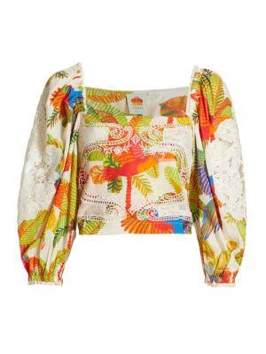 Forest Birds Embroidered Blouse 商品