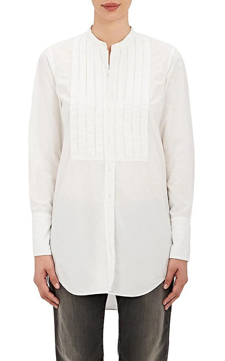 商品Nili Lotan|Mason Cotton Tuxedo Shirt,价格¥2085,第5张图片详细描述