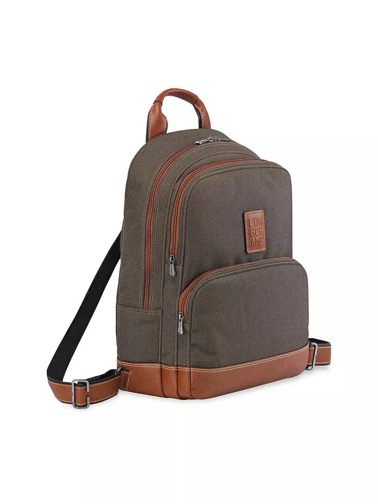 商品Longchamp|Boxford Canvas & Leather Backpack,价格¥2811,第2张图片详细描述