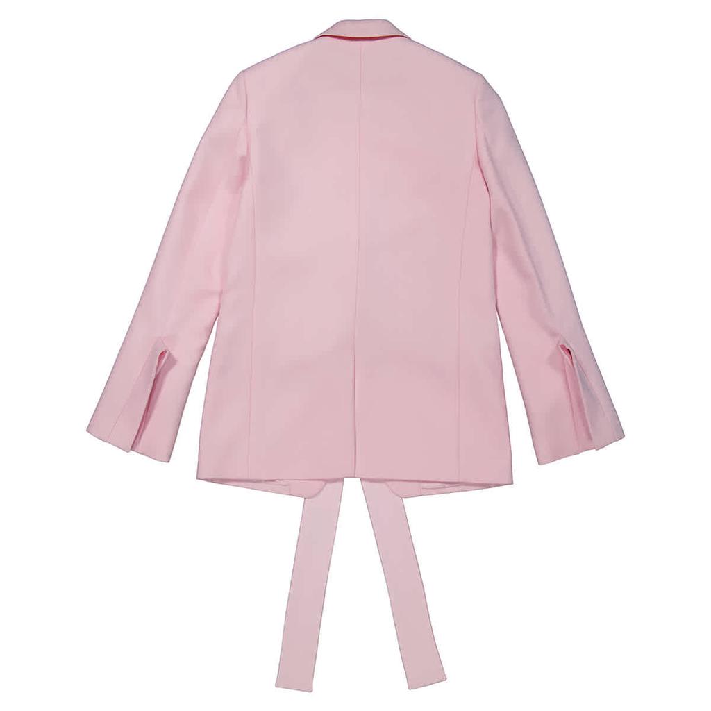 Ladies Pale Candy Pink Exaggerated-Lapel Blazer商品第2张图片规格展示