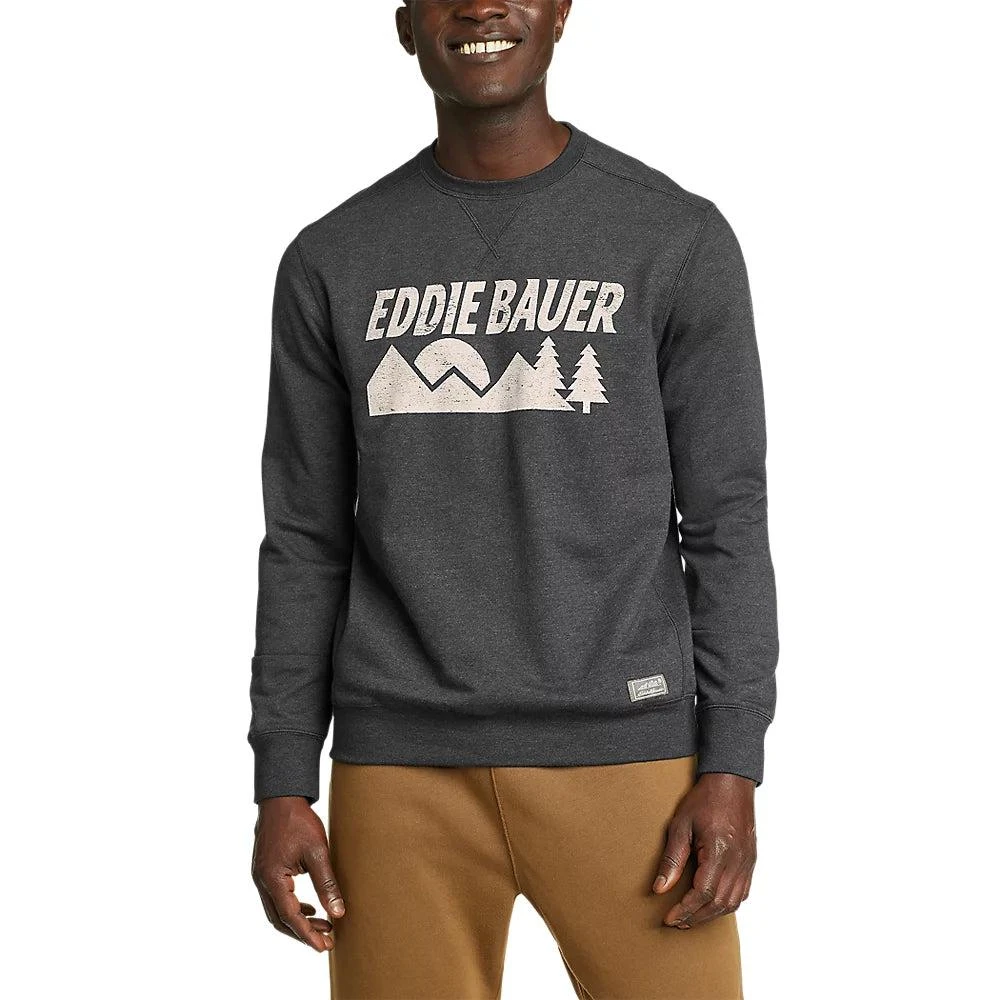 商品Eddie Bauer|Everyday Fleece Crewneck Sweatshirt - Modern Logo,价格¥265,第1张图片