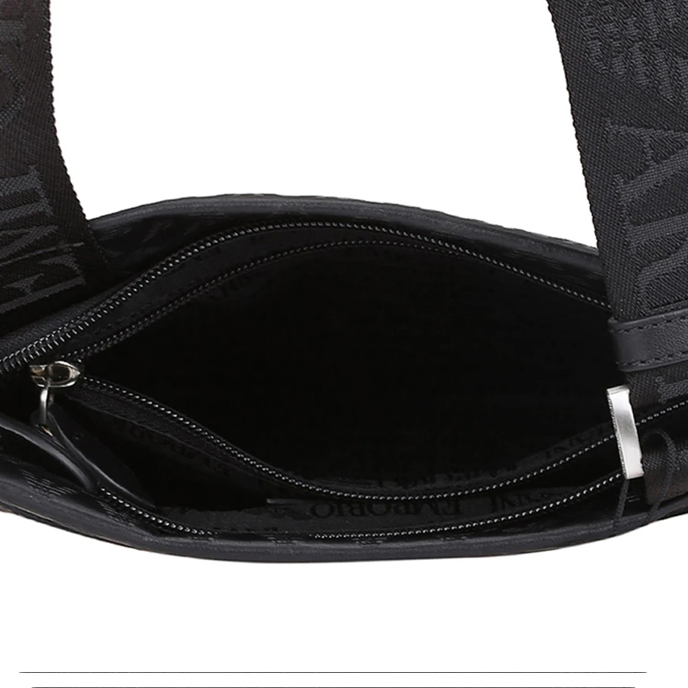 Emporio Armani 安普里奥 阿玛尼 黑色牛皮男士单肩包 YEMF24YC043-80001 商品
