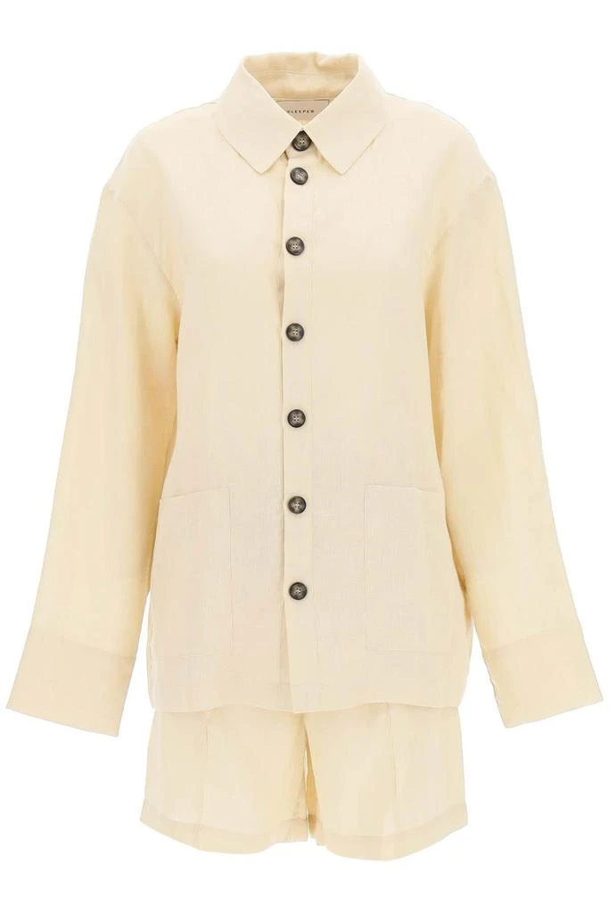 商品Sleeper|LINEN PAJAMA SET,价格¥676,第1张图片