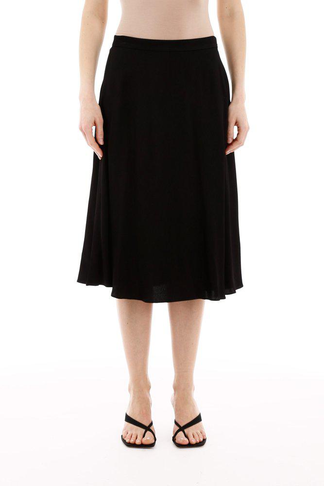 Michael Michael Kors Satin Midi Skirt商品第1张图片规格展示