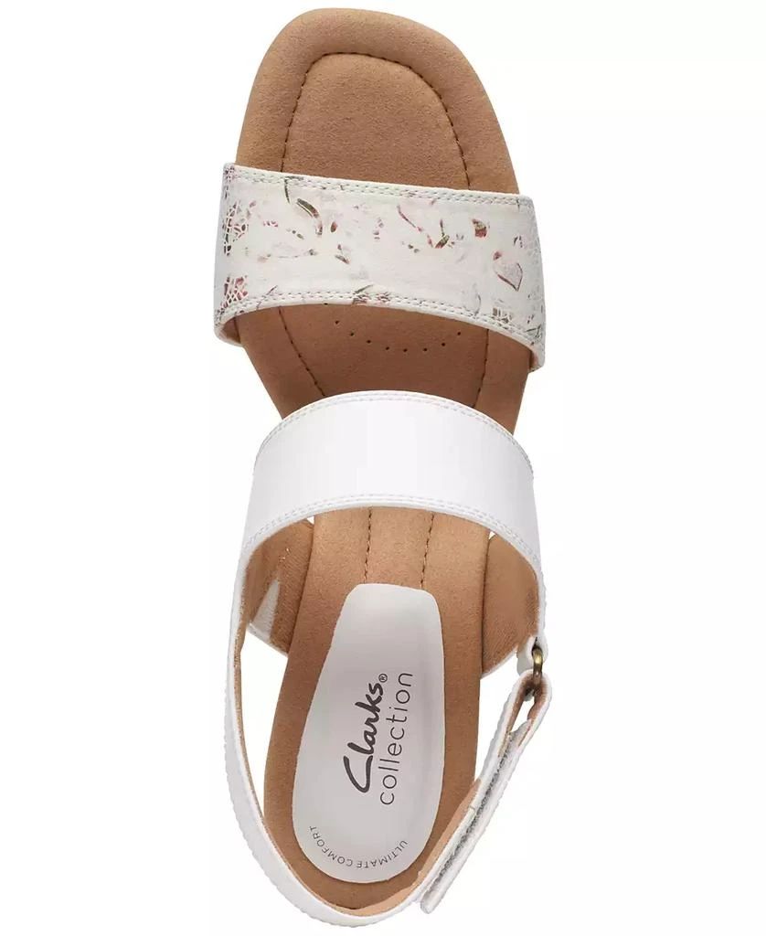 商品Clarks|Women's Kyarra Faye Slingback Wedge Sandals,价格¥305,第4张图片详细描述